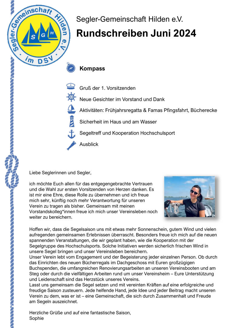 Rundschreiben Juni 2024